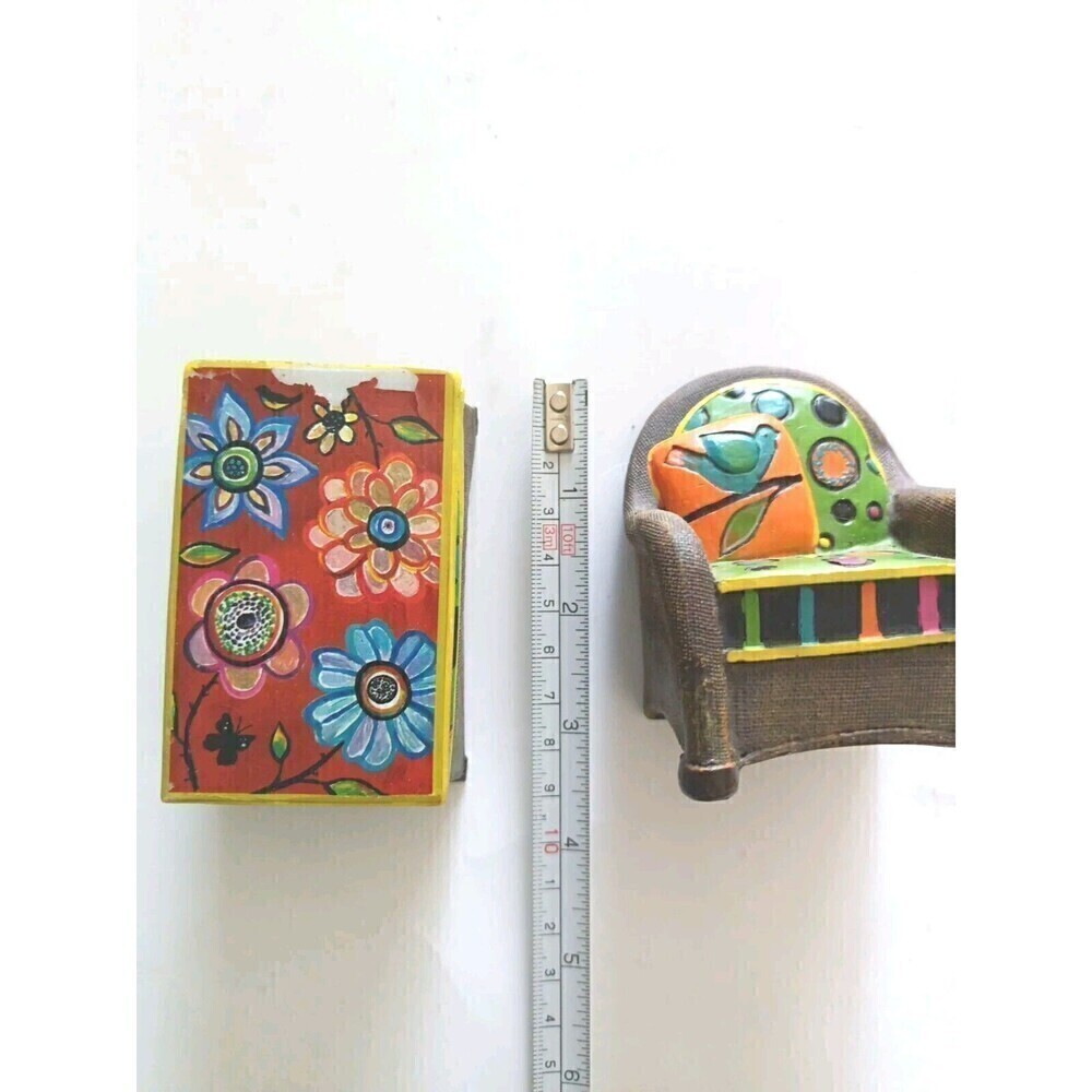 Lori Siebert Garden Set Mini Figurines Set Of 6 Doll Playhouse Display Yard Set - Picture 12 of 15